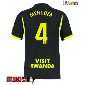 Atletico Madrid Rodrigo Mendoza #4 Seconda Maglia 2026-27 Manica Corta Atletico Madrid Rodrigo Mendoza #4 Seconda Maglia 2026-27 Manica Corta